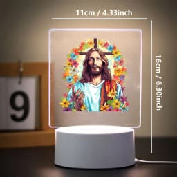 Religion 3D Night Light For Home Room Decoration Nightlight Usb Atmosphere Table Lamp