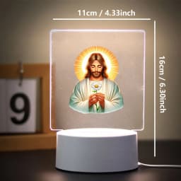 Religion 3D Night Light For Home Room Decoration Nightlight Usb Atmosphere Table Lamp