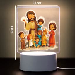Religion 3D Night Light For Home Room Decoration Nightlight Usb Atmosphere Table Lamp