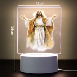 Religion 3D Night Light For Home Room Decoration Nightlight Usb Atmosphere Table Lamp