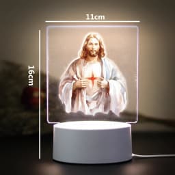 Religion 3D Night Light For Home Room Decoration Nightlight Usb Atmosphere Table Lamp
