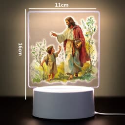 Religion 3D Night Light For Home Room Decoration Nightlight Usb Atmosphere Table Lamp