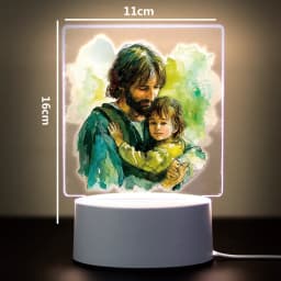 Religion 3D Night Light For Home Room Decoration Nightlight Usb Atmosphere Table Lamp