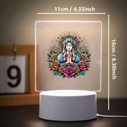 Religion 3D Night Light For Home Room Decoration Nightlight Usb Atmosphere Table Lamp