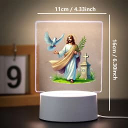 Religion 3D Night Light For Home Room Decoration Nightlight Usb Atmosphere Table Lamp