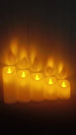 LED Battery Energy Saving Candle Light Swinging Flameless Simulation Birthday Party Wedding Bedroom Decoration Lighting Supplies