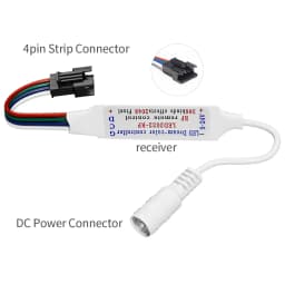 WS2813 WS2815 Led Pixels Strip Light Controller 14/21Keys RF 17Keys Music MINI Led Tape Remote Controller USB5V/DC5-24V