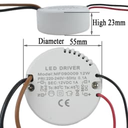 12W 15W Round LED Driver AC 220-240V TO DC 12V 24V Power Supply Adapter External Transformer For LED Strip Lamp Indoor Lighting