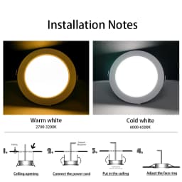 LED Downlight AC110V 220V 5W 9W 12W 15W 18W Led Spot Light DC12V 24V Waterproof LED Decoration Ceiling Lamp Indoor Panel Light