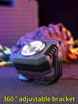 LiitoKala LF-786 Work Lights+26650 5000mAh Battery Rechargeable 2700-8000K Temperature Sensitive Magnetic Work Light 360° Rotata