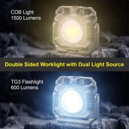 LiitoKala LF-786 Work Lights+26650 5000mAh Battery Rechargeable 2700-8000K Temperature Sensitive Magnetic Work Light 360° Rotata