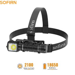 SOFIRN HS42 2100lm 6000K Multi Light Sources 3000mah Headlamp SST40 LED Red Light Torch USB C Rechargeable
