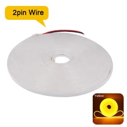 12V 24V LED Neon Strip Light Neon Sign Waterproof Rope Lights Flexible Silicone Lamp Home Decoration with 2pin Wire 9 Colors