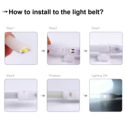 220V 110V COB LED Strip EU Plug US Plug LED Light Tape Clip Accessory