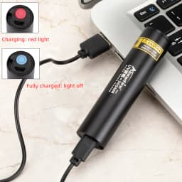3W 365nm UV Flashlight USB Rechargeable Ultraviolet Torch Pets Urine Cat Tinea Money Ore Scorpion Detection Black Light SV57