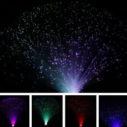 LED Fiber Optic Lamp Multicolor Star Sky Light For Holiday Wedding Centerpiece Optic Fiber LED Night Lighting Decor lamp