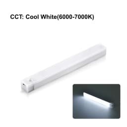 LED Motion Sensor Bar Light Wireless Induction Night Light USB Rechargeable Detector Lamp for Kitchen Cabinet Wardrobe Bedroom