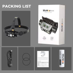 Wurkkos HD50 21700 Fishing Flashlight 4000LM IP67 Headlamp EDC Camping Hiking LED Lights XHP50.3 HI+TN-3535+660nm Magnetic Tail