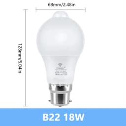 Motion Sensor LED Light 220V 110V E27 B22 12W 15W 18W LED Lamp Auto Smart Infrared LED Bulb Energy Saving Bombillas Home Porch