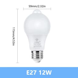 Motion Sensor LED Light 220V 110V E27 B22 12W 15W 18W LED Lamp Auto Smart Infrared LED Bulb Energy Saving Bombillas Home Porch