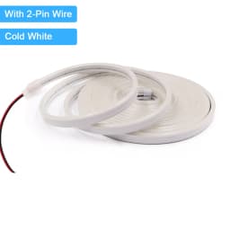 12V 24V LED Neon Light Strip Waterproof Neon Sign 6X12mm Silicone Rope Lights Flexible Lamp Decoration with DC Plug/2pin Wire