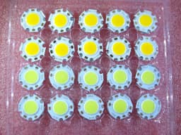 10PCS COB 3W 5W 7W 10W led cob chip 240-1200lm Side 11-20MM Chip On Board Spot Lights bulb spotlight Downlight LED COB LIGHTING