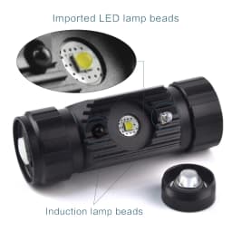 BORUiT 020 Motion Sensor LED Headlamp 1000LM Type-C Rechargeable Headlight Waterproof Camping Hunting Head Torch