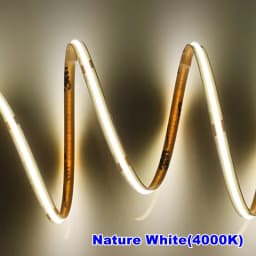 COB LED Strip Lights 320 LEDs/m High Density Flexible Dimmable FCOB Led Tape Colorful Rope Lighting DC12V 24V Red Green Blue