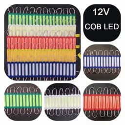 20pcs Super Bright LED COB Module Light 12V IP65 Waterproof Backlight for Shop Signboard Advertisement Sign Letter Decor Lamp
