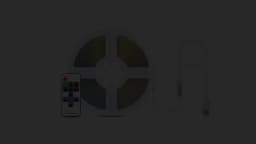 DC5V COB LED Strip with Dimmable Remote Control 2/3/5M White/Warm White COB Strip Light For Indoor Home Cabinet Decor Lighting
