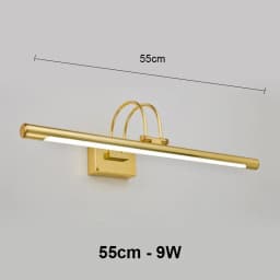 Mirror Wall Lamps Bathroom Modern Wall Lights 43CM 55CM 9W 12W Toilet Wall Mounted Lighting Fixtures Sconces Indoor Bedroom
