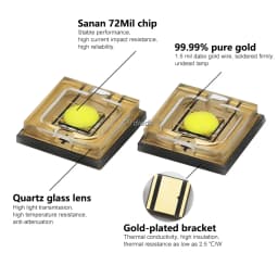 20W LED Laser Light XML 5050 SMD Plane Circle High Power Chip Glow Cold White 7000K XML2 T6 Bead DIY Flashlight Torch Parts Bulb