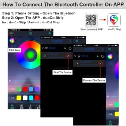 Smart 5V USB Bluetooth Controller 4pin 5050 2835 RGB LED Strip Light 4 Pin Connector Phone APP Contrl Tape TV Backlight Decor