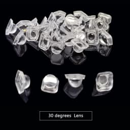 100PCS 5050 LED Lens 30 60 90 120 140 180 Degree Convex Optical Lens For 5050 SMD WS2812 WS2811 SK6812 RGB LED Strip Light