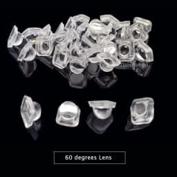 100PCS 5050 LED Lens 30 60 90 120 140 180 Degree Convex Optical Lens For 5050 SMD WS2812 WS2811 SK6812 RGB LED Strip Light