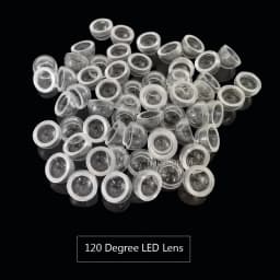 100PCS 5050 LED Lens 30 60 90 120 140 180 Degree Convex Optical Lens For 5050 SMD WS2812 WS2811 SK6812 RGB LED Strip Light
