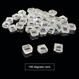 100PCS 5050 LED Lens 30 60 90 120 140 180 Degree Convex Optical Lens For 5050 SMD WS2812 WS2811 SK6812 RGB LED Strip Light