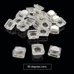100PCS 5050 LED Lens 30 60 90 120 140 180 Degree Convex Optical Lens For 5050 SMD WS2812 WS2811 SK6812 RGB LED Strip Light