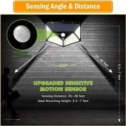 Multifunctional Solar Lamp Outdoor Garden Decoration Solar Led Light Waterproof Sunlight Powered Spotlight with Motion Sensor