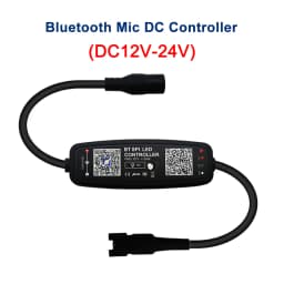 WS2811 WS2812B LED Controller Bluetooth Music Built-in MIC 28Keys Remote Control Individually Addressable LED Pixel Strip Light