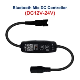 WS2811 WS2812B LED Controller Bluetooth Music Built-in MIC 28Keys Remote Control Individually Addressable LED Pixel Strip Light