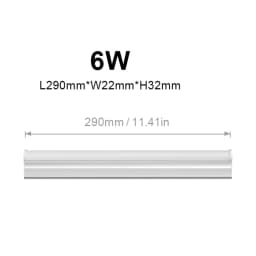 1FT 6W 29CM Desk Lamp T5 Tube LED Bar With Screws for Mounting Under Bookshelf AC220V 110V Home Reading Lamp Table Light Lampara