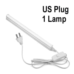 1FT 6W 29CM Desk Lamp T5 Tube LED Bar With Screws for Mounting Under Bookshelf AC220V 110V Home Reading Lamp Table Light Lampara