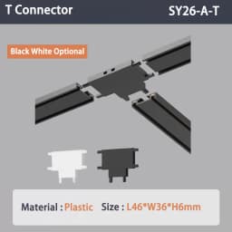 6MM Smart Tuya Zigbee Magnetic Track Light Dimmable 48V Ultra Thin Rail Surface Mount System Black White Slim Magnet Track Lamp