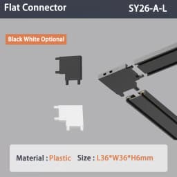 6MM Smart Tuya Zigbee Magnetic Track Light Dimmable 48V Ultra Thin Rail Surface Mount System Black White Slim Magnet Track Lamp