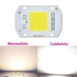 10 Pieces LED COB 5W Chip 50W LED Bulb, 10W 20W 30W LED Light Bulbs Lamp 220V, LED Matrix for Outdoor Indoor Flood Light, White