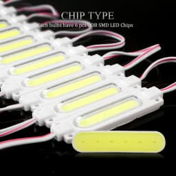 10pcs/lot injection with lens COB LED module waterproof LED back light backlight for sign channel letter DC12V 2W IP68