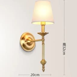 nordic Copper Vintage Wall Lamps American wall lights For Home Living Room Home Lighting LED Wall Sconce Indoor Decor Luminaire
