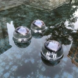 Led Solar Floating Lamp Swimming Pool Ball Solar Panel Powered Pond Drift Waterproof Glow Show Disco Color Changing Light