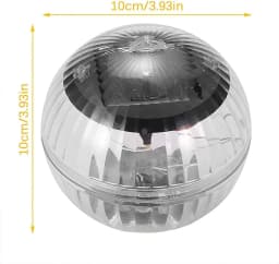 Led Solar Floating Lamp Swimming Pool Ball Solar Panel Powered Pond Drift Waterproof Glow Show Disco Color Changing Light